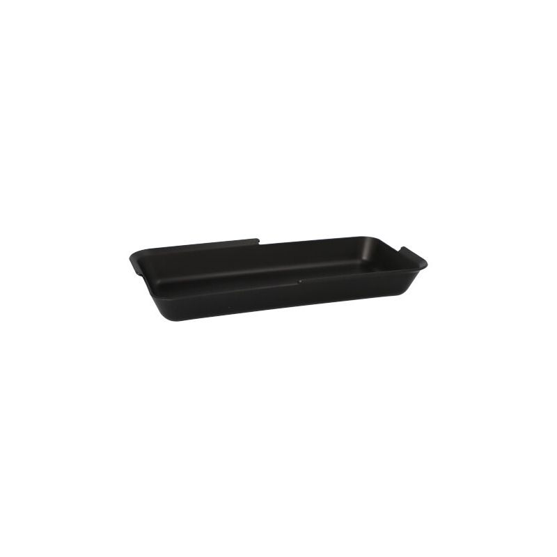 Mehrweg-Foodboxen eckig, 11,7 x 23,4 x 3 cm schwarz  - Bild 1