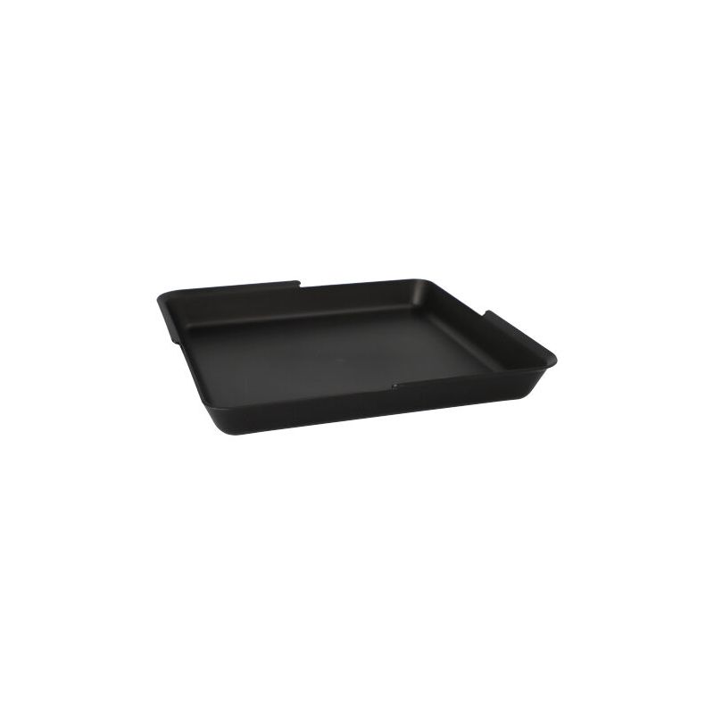 Mehrweg-Foodboxen ungeteilt, 23,4 x 23,4 x 2,9 cm schwarz - Bild 1