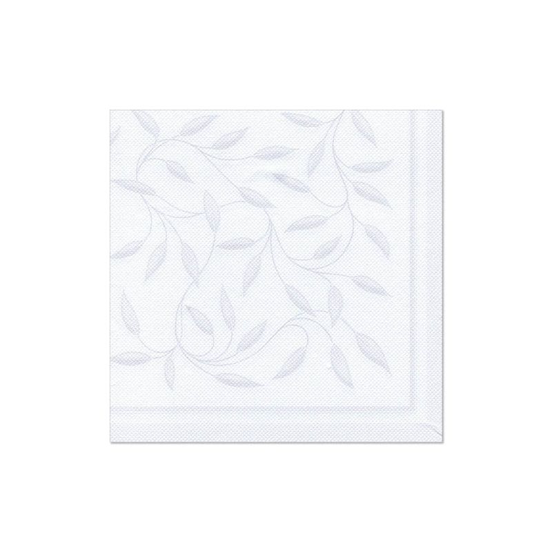 Servietten, "ROYAL Collection" 1/4-Falz 40 x 40 cm weiss "New Mediterran" - Bild 1