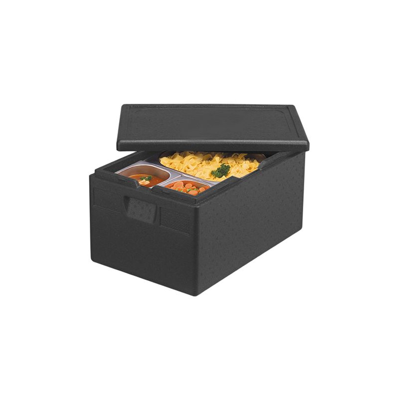 Thermobox, EPP 60 x 40 x 28 cm schwarz "Gastro-Norm 1/1" - Bild 1