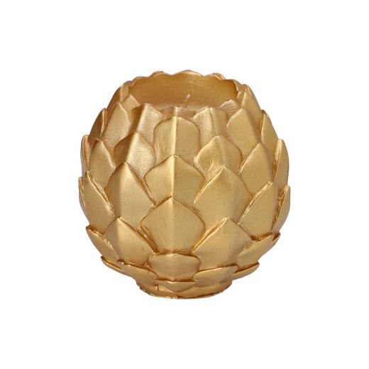 Kulljus Ø 10 cm guld "Pine Cone" 1