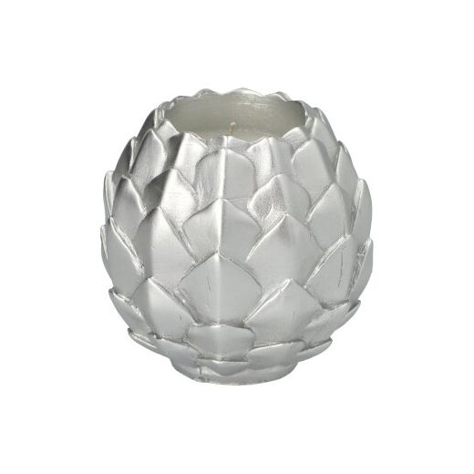 Kulljus Ø 10 cm silver "Pine Cone" 1