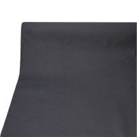 Bordsduk, tygliknande, PV-Tissue mix Mix "ROYAL Collection" 20 m x 1,18 m svart