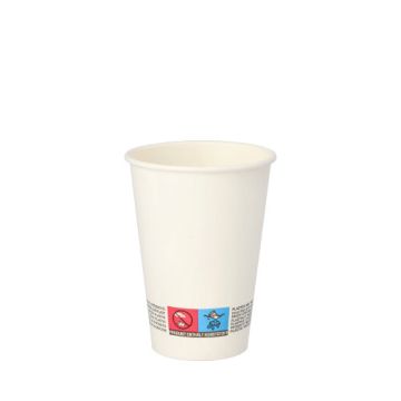 Automatbägare, papper "To Go" 0,18 l Ø 7 cm · 9,2 cm vit