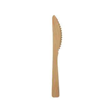 Kniv, av bambu "pure" 17 cm natur