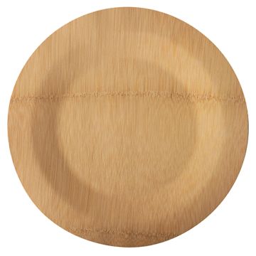 Tallrik, av bambu "pure" odelad Ø 28 cm · 1,5 cm natur