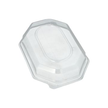 Lock till serveringsfat, PET 6 cm x 22 cm x 31 cm transparent