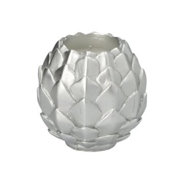 Kulljus Ø 10 cm silver "Pine Cone"