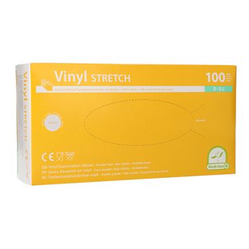 "Medi-Inn®" Handskar, Vinyl, opudrade "Stretch" Storlek L