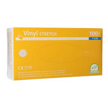 "Medi-Inn®" Handskar, Vinyl, opudrade "Stretch" Storlek M