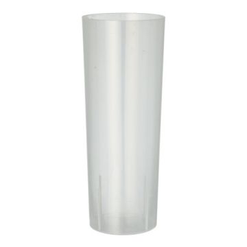 Longdrink glas, PP 0,3 l Ø 5,85 cm · 15,2 cm transparent okrossbar