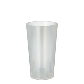 återanvändbara bägare 0,2 l Ø 6,5 cm · 11,4 cm transparent okrossbar