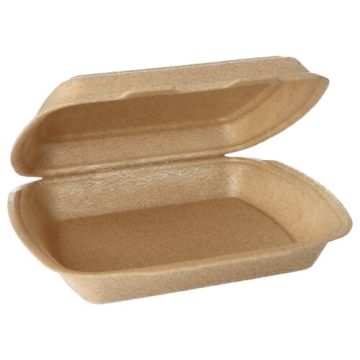 Matboxar med lock, XPP odelad 7 cm x 20,5 cm x 24 cm beige