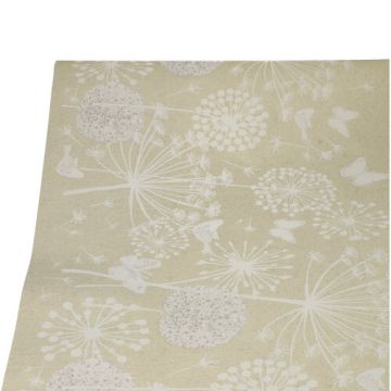 Duk, papper 3 m x 1,2 m beige "Meadow"