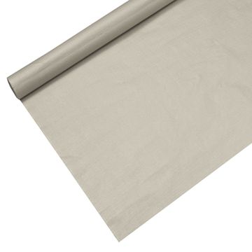 Duk, papper 6 m x 1,2 m silver lackat