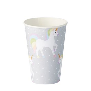 Bägare, papper 0,2 l Ø 7 cm · 9,7 cm "Unicorn"