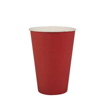 Bägare, papper 0,2 l Ø 7 cm · 9,7 cm röd