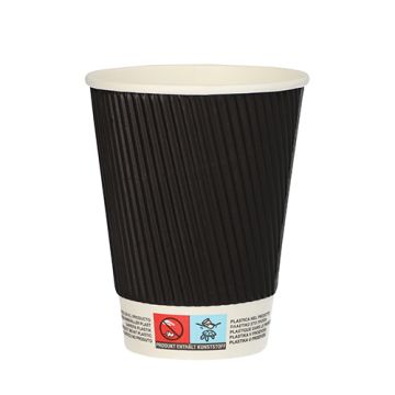 Bägare, papper "To Go" 0,3 l Ø 9 cm · 11 cm Ripple Wall