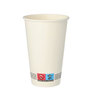 Bägare, papper "To Go" 0,3 l Ø 8 cm · 11,7 cm vit