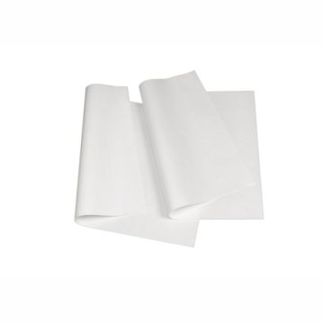 Pergament-papper, 1/4 Bogen 50 cm x 37,5 cm vit à 12,5 kg, fettbeständigt