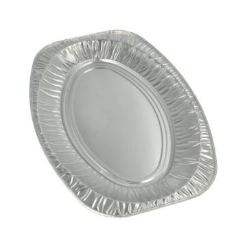 Serveringsfat, aluminium oval 43 cm x 29 cm