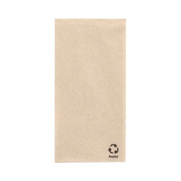 Servett 1-lags 1/8-vikt 33 cm x 33 cm natur av återvunnet papper