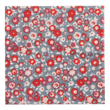 Servett, 3-lags 1/4-vikt 33 cm x 33 cm "Liberty Rouge"