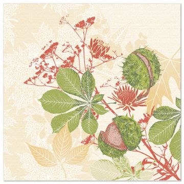 Servetter "ROYAL Collection" 1/4-vikt 40 cm x 40 cm "Autumn Leaves"