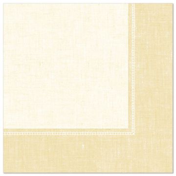 Servetter "ROYAL Collection" 1/4-vikt 40 cm x 40 cm creme "Linum"