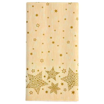 Duk, tygliknande, airlaid 120 cm x 180 cm creme "Christmas Shine"