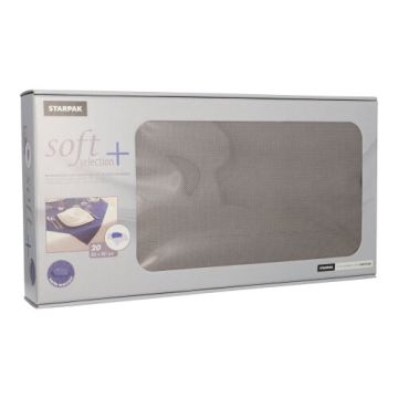 Snibbdukar, tygliknande, nonwoven "soft selection plus" 80 cm x 80 cm grå