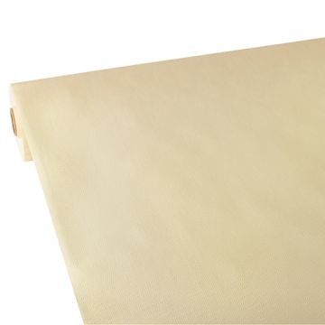 Bordsduk, tygliknande, nonwoven "soft selection plus" 25 m x 0,9 m champagne