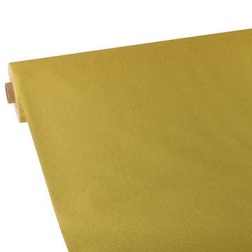 Bordsduk, tygliknande, nonwoven "soft selection plus" 25 m x 1,18 m guld