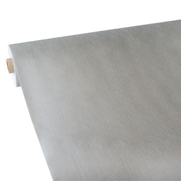 Bordsduk, tygliknande, nonwoven "soft selection plus" 25 m x 1,18 m silver